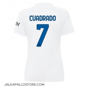 Inter Milan Juan Cuadrado #7 Vieraspaita Naisten 2023-24 Lyhythihainen